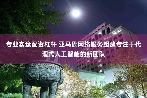 专业实盘配资杠杆 亚马逊网络服务组建专注于代理式人工智能的新团队