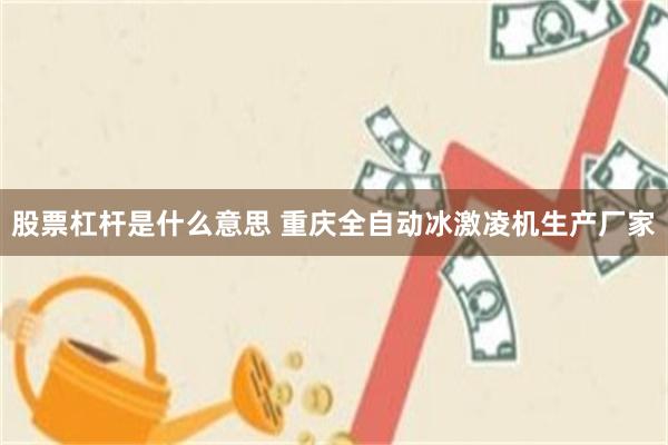 股票杠杆是什么意思 重庆全自动冰激凌机生产厂家