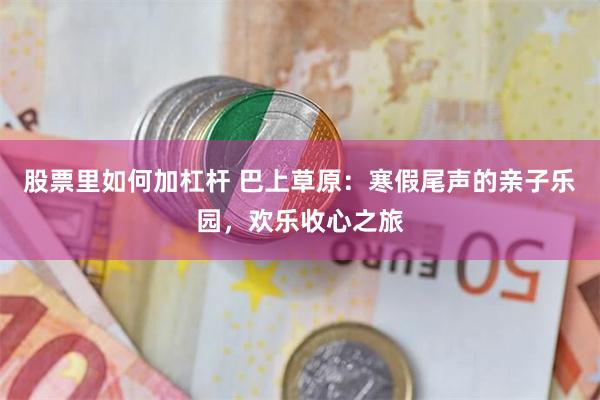 股票里如何加杠杆 巴上草原：寒假尾声的亲子乐园，欢乐收心之旅