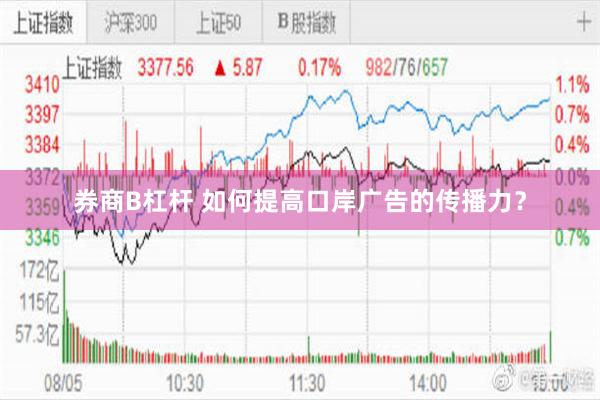 券商B杠杆 如何提高口岸广告的传播力？