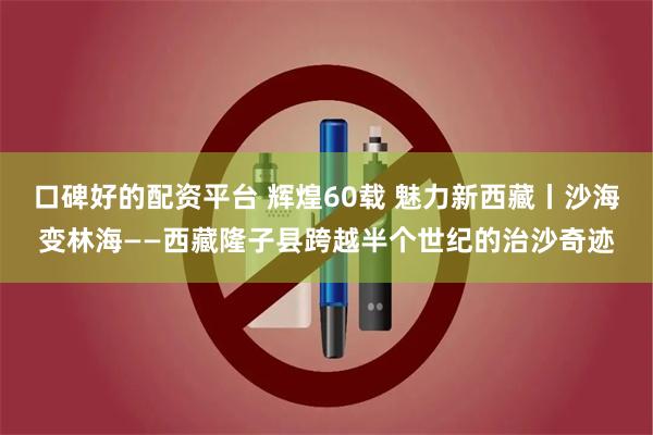 口碑好的配资平台 辉煌60载 魅力新西藏丨沙海变林海——西藏隆子县跨越半个世纪的治沙奇迹