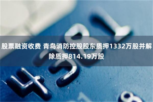 股票融资收费 青鸟消防控股股东质押1332万股并解除质押814.19万股