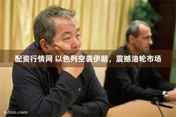 配资行情网 以色列空袭伊朗，震撼油轮市场