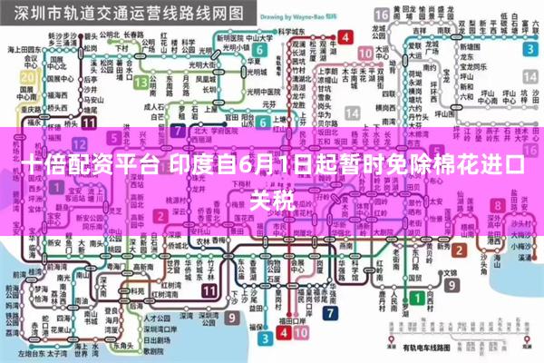 十倍配资平台 印度自6月1日起暂时免除棉花进口关税